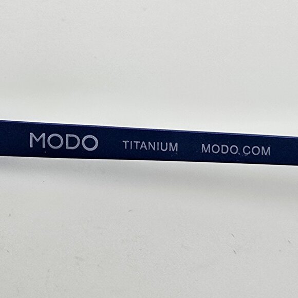 Modo 4515 Blue Tortoise Titanium Semi-Rimless Eyeglasses Frame Japan 51-18-140 - Picture 9 of 13